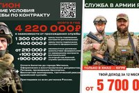 Brzo bude mír! tvrdí ruská armáda. Jen aby nalákala nové vojáky