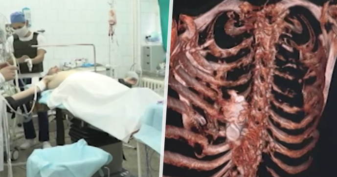 Rus (41) se stal doslova živou bombou.