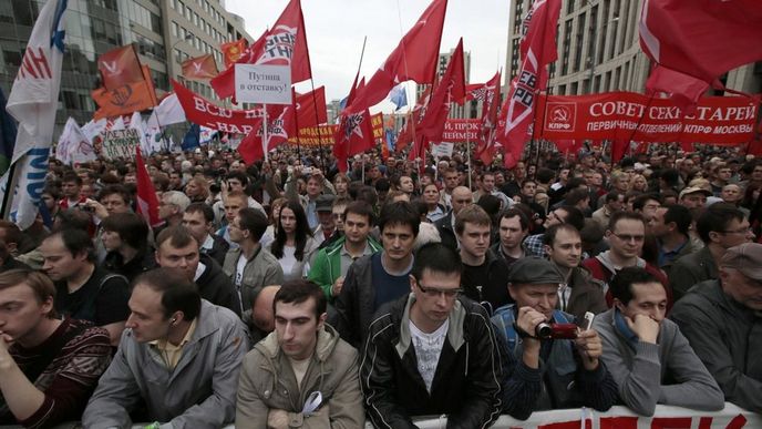 Rusko, opozice, demonstrace