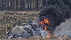 Vrtulník české armády havaroval ve Španělsku, pět zraněných