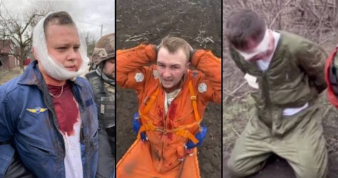 Ruští piloti se vzdávají Ukrajincům a prosí o milost. Plnili prý jen rozkazy.