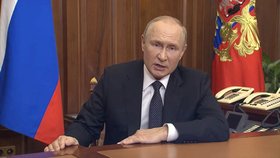 Ruský prezident Vladimír Putin: Vyhlášení částečné mobilizace (21.9.2022)