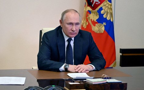Ruský prezident Vladimir Putin (4.3.2022)