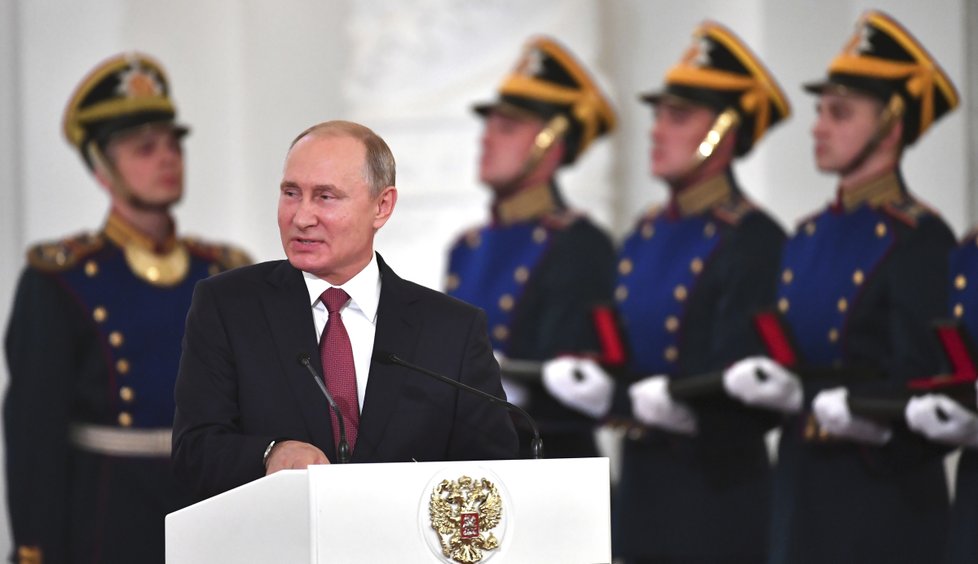 Ruský prezident Vladimir Putin v Kremlu