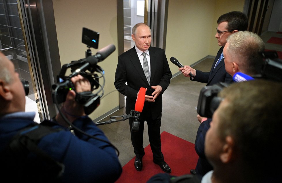 Ruský prezident Vladimir Putin v Moskvě (13.7.2023)