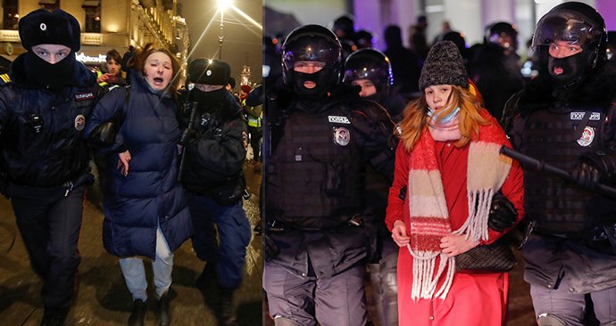 Ženy protestující za Navalného čelí sexuálnímu ponižování ze strany policie, prozradili příznivci opozičníka.