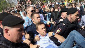 Alexej Navalny byl v minulosti policií zadržen opakovaně.