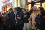 Zatýkání během protestů proti mobilizaci v Rusku