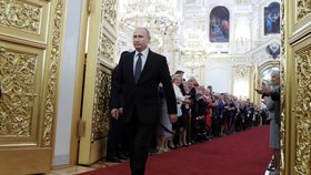 Putinova inaugurace v roce 2018