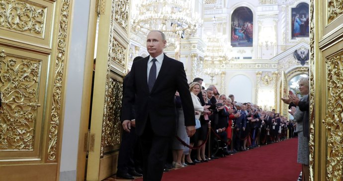 Putinova pompézní inaugurace: Popáté složí přísahu a vystoupí s projevem