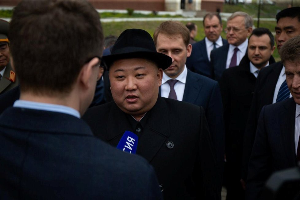 Kim Čong-un dorazil do Ruska