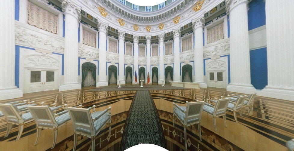 Kateřinský sál, Senátní palác, Moskevský kreml.