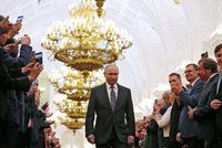 Putin se stal počtvrté prezidentem. Fandí mu skoro 80 procent lidí