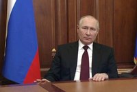Putin postrašil Rusy: Hrozí nám úder Západu i jaderné nebezpečí! Ukrajina je jen kolonie