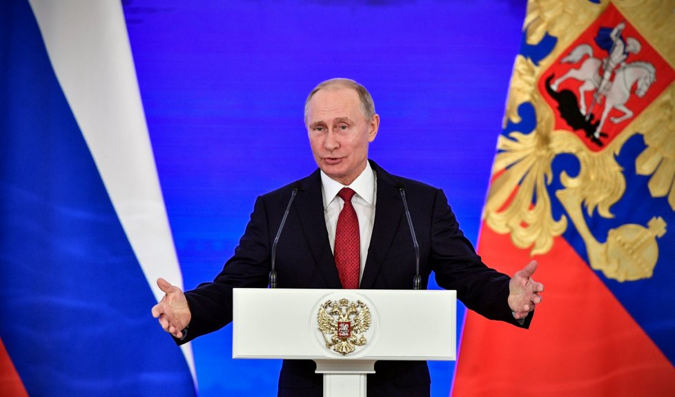 Putinova řeč při předávání státních vyznamenání v Kremlu