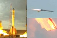 Rudá záře nad východem: Mohutná exploze ruské vesmírné rakety!