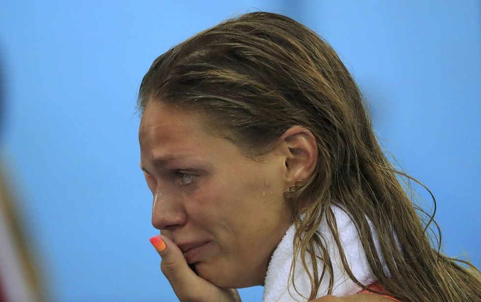 Slzy ruské plavkyně Julie Jefimovové v Riu