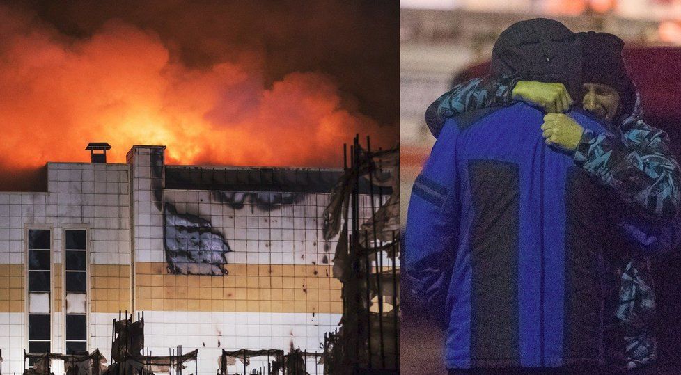 Při požáru obchodního centra na Sibiři zemřely desítky lidí.
