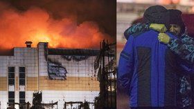 Při požáru obchodního centra na Sibiři zemřely desítky lidí.