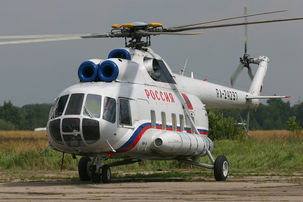 Typ Mi-8 byl vyvinut v době SSSR.