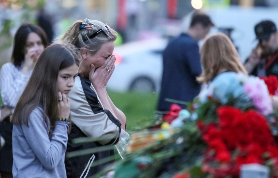 Státní smutek po střelbě ve škole v ruské Kazani, (12.05.2021).