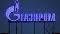 Logo společnosti Gazprom.