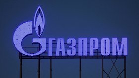 Logo společnosti Gazprom.