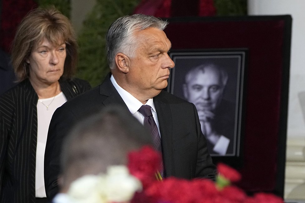 Pohřeb Michaila Gorbačova (†91): Dorazil také maďarský premiér Viktor Orbán.