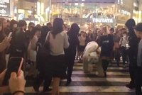 Ulicemi Tokia se procházela s ledním medvědem na vodítku: O co jde?