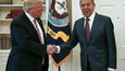 Donald Trump a Sergej Lavrov