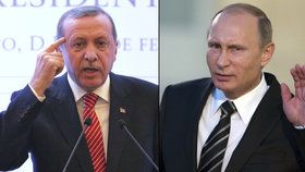 Turecký prezident Erdoğan a jeho ruský protějšek Putin