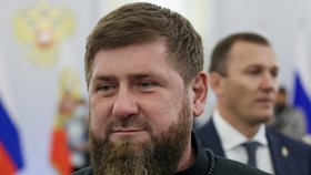 Čečenský vůdce Ramzan Kadyrov na ceremoniálu k anexi ukrajinských území (30.9.2022)