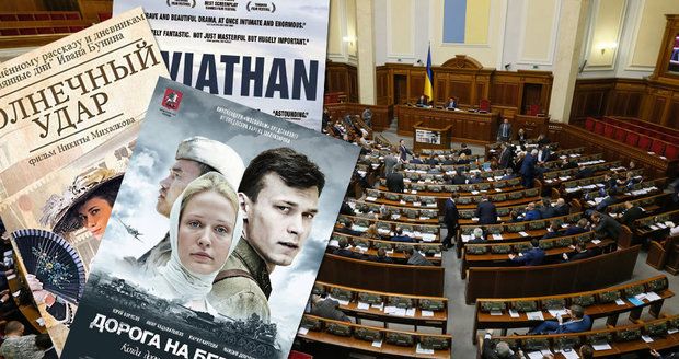 Ruské filmy zakázány: Jsou nebezpečné, řekl ukrajinský parlament 