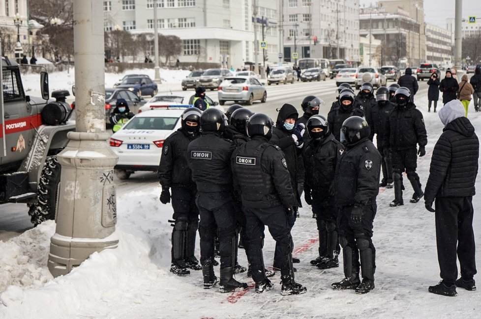 Protesty proti invazi Ukrajiny v Rusku (6.3.2022)