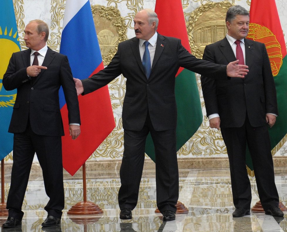 Aleaxandr Lukašenko jako hostitel státníků