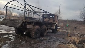 Ruské náklaďáky neprochází pravidelnou údržbou, armádě chybí zásoby