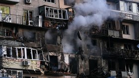 Ruský útok na Kyjev (14.11.2025)