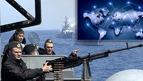 Ruské námořnictvo by údajně mohlo narušit chod internetu.