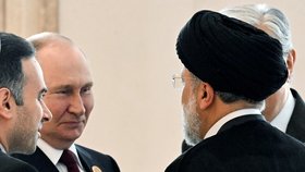 Vladimir Putin na Kaspickém summitu. (29. 6. 2022)