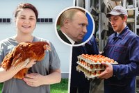 Rusové běsní kvůli zdražování vajec, i Putin se omlouval. Pět největších drůbežáren přitom vlastní jeho lidé