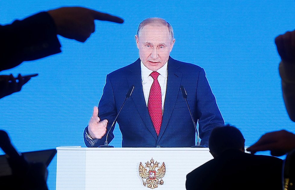 Ruský prezident Vladimir Putin přednesl novoroční poselství před zákonodárci (15. 01. 2020).