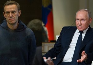 Ruský prezident Putin v rozhovoru odmítl zaručit, že jeho kritik Navalnyj přežije vězení.