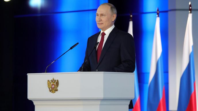 Ruský prezident Vladimir Putin přednesl novoroční poselství před zákonodárci