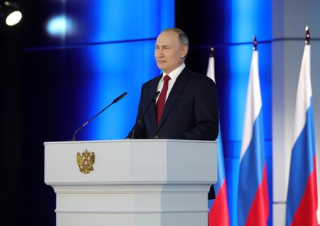 Ruský prezident Vladimir Putin přednesl novoroční poselství před zákonodárci. (15.01.2020)