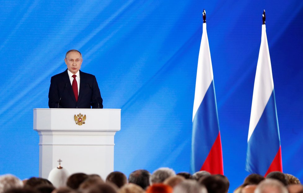 Ruský prezident Vladimir Putin přednesl novoroční poselství před zákonodárci, (15.01.2020).