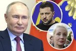 Vladimir Putin vyhrál volby v Rusku. Je opilý mocí, míní Zelenskyj. Navalná volila manžela.