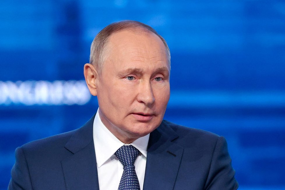 Ruský prezident Vladimir Putin na východním ekonomickém fóru (7.9.2022)