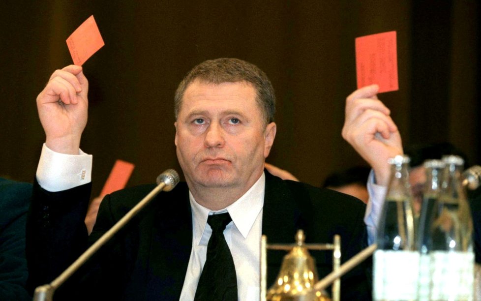 Vladimir Žirinovskij v roce 1996