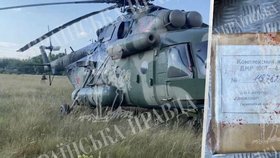 Ruský pilot přeletěl na Ukrajinu s vrtulníkem plným náhradních dílů.