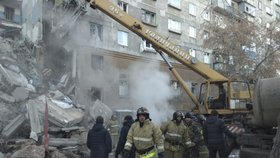 Výbuch desetipatrového domu na Uralu (31.12.2018)